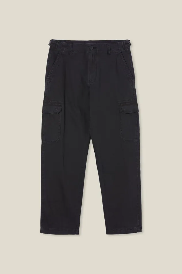 Tactical Cargo Pant Jet Black Herringbone Men Cotton On Pants Tactical Cargo Pant Jet Black Herringbone Men Cotton On Pants