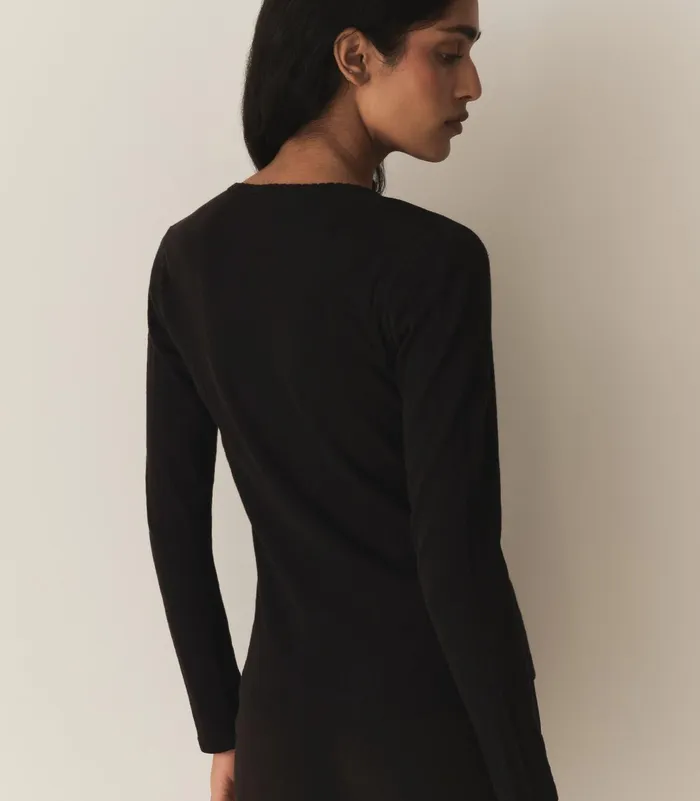 Tees Women DEN Amelie Tee Black Tees Women DEN Amelie Tee Black