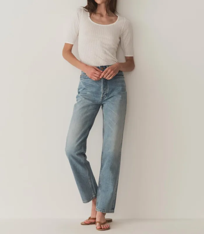 Tees Women DEN Anthia Tee Salt Tees Women DEN Anthia Tee Salt