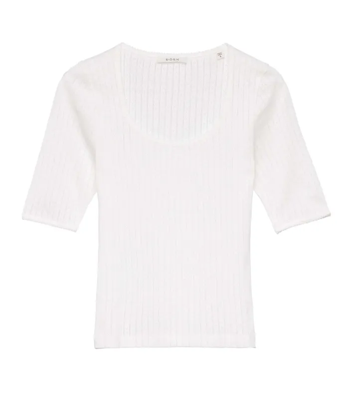 Tees Women DEN Anthia Tee Salt Tees Women DEN Anthia Tee Salt