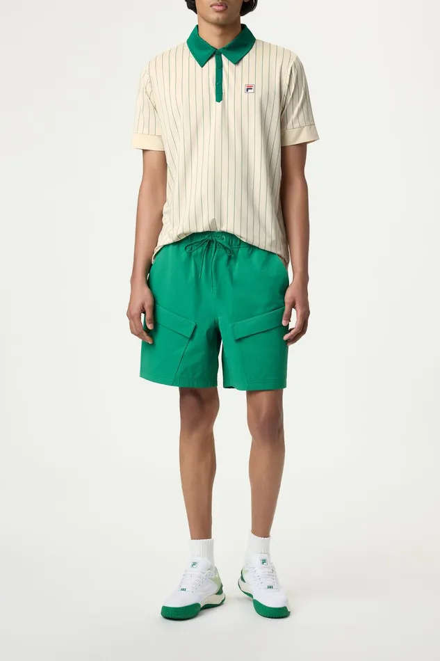Tennis Men Fila Performance Iconic BB1 Polo 898 Angoragreen Jacket Pinstripe Tennis Men Fila Performance Iconic BB1 Polo 898 Angoragreen Jacket Pinstripe