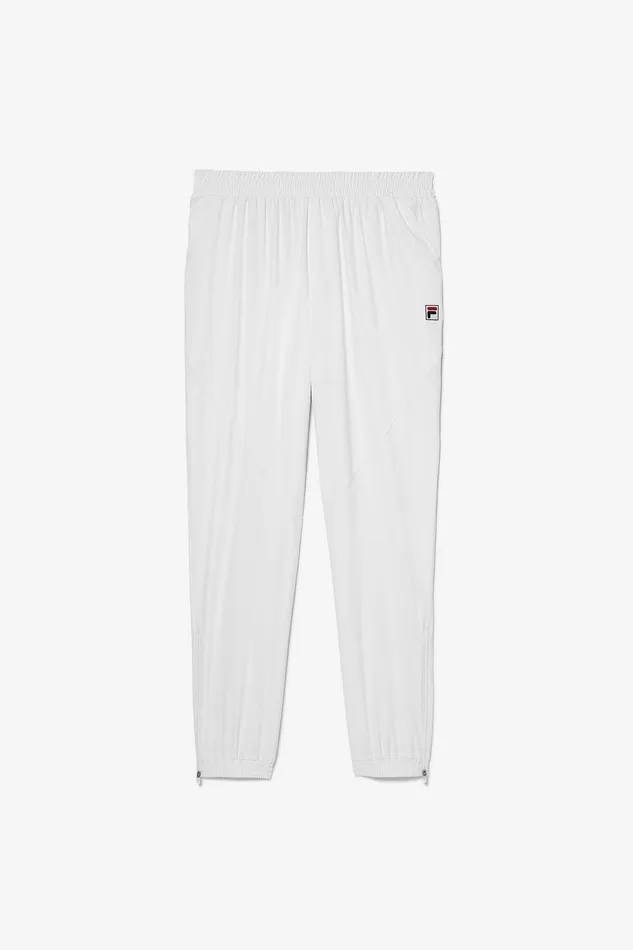Tennis Men Fila Woven Court Track Pant 100 White