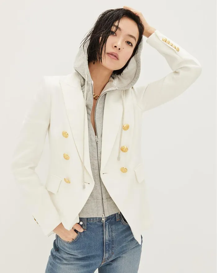 The Miller Jacket Jackets Veronica Beard Miller Linen Dickey Jacket Hoodie Dickey Set Whiteheather Grey The Miller Jacket Jackets Veronica Beard Miller Linen Dickey Jacket Hoodie Dickey Set Whiteheather Grey
