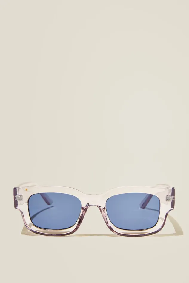 The Relax Sunglasses Blue Crystalnavy Men Cotton On Sunglasses