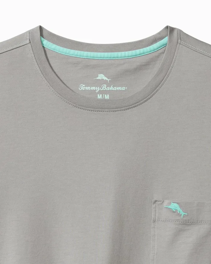 Tommy Bahama Bali Skyline LongSleeve TShirt Ultimate Gray Men TShirts Tommy Bahama Bali Skyline LongSleeve TShirt Ultimate Gray Men TShirts