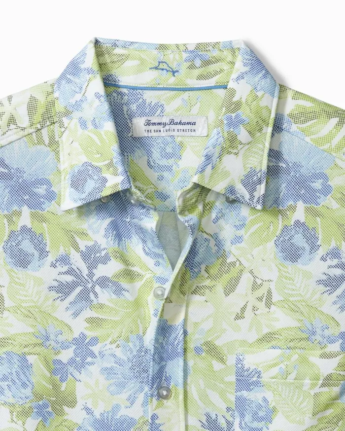 Tommy Bahama Big and Tall Bahama Coast Tropical Tiles IslandZone Polo Dark Cobalt Big and Tall Shirts Tommy Bahama Big and Tall Bahama Coast Tropical Tiles IslandZone Polo Dark Cobalt Big and Tall Shirts