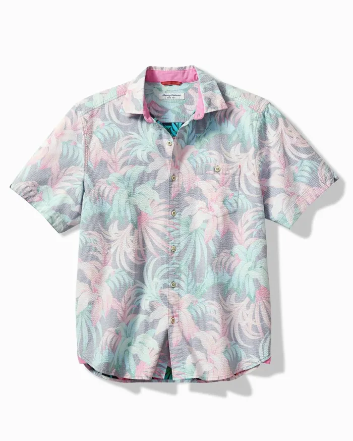 Tommy Bahama Big and Tall Emfielder IslandZone Knit ShortSleeve Shirt Iced Slate Big and Tall Shirts Tommy Bahama Big and Tall Emfielder IslandZone Knit ShortSleeve Shirt Iced Slate Big and Tall Shirts