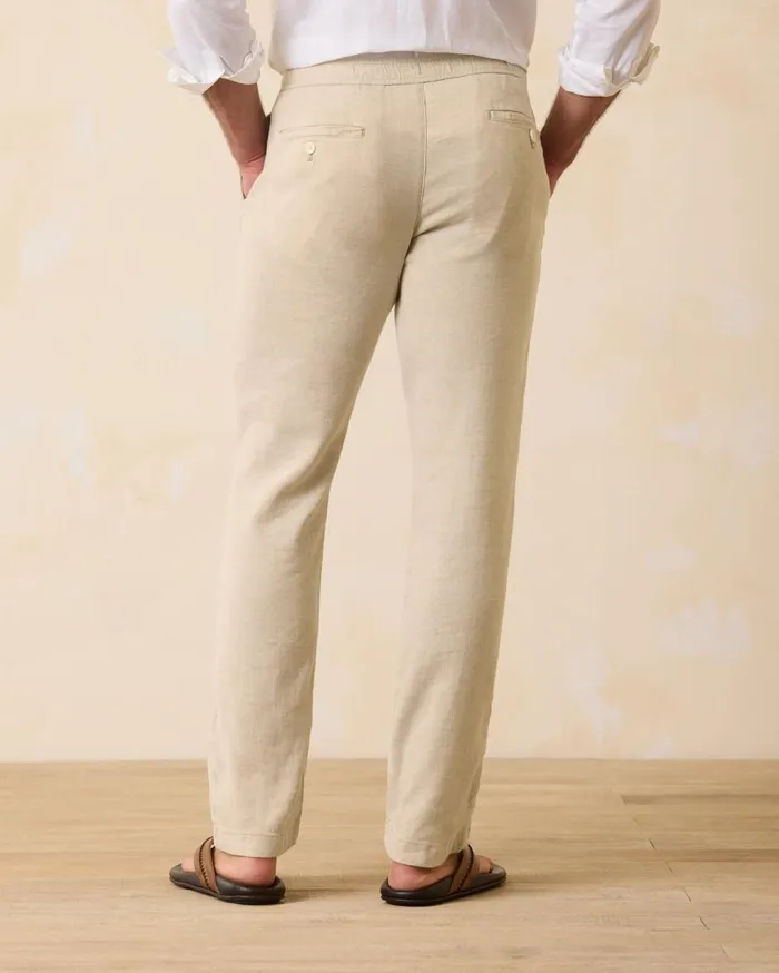 Tommy Bahama Big and Tall Latigo Beach LinenBlend FlatFront Pants Stone Khaki Big and Tall Pants and Chinos Tommy Bahama Big and Tall Latigo Beach LinenBlend FlatFront Pants Stone Khaki Big and Tall Pants and Chinos