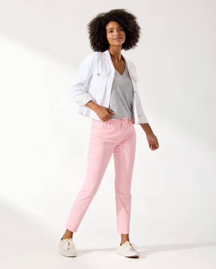 Tommy Bahama Boracay Beach Legendary Leaves HighRise Ankle Jeans White Women Jeans Tommy Bahama Boracay Beach Legendary Leaves HighRise Ankle Jeans White Women Jeans
