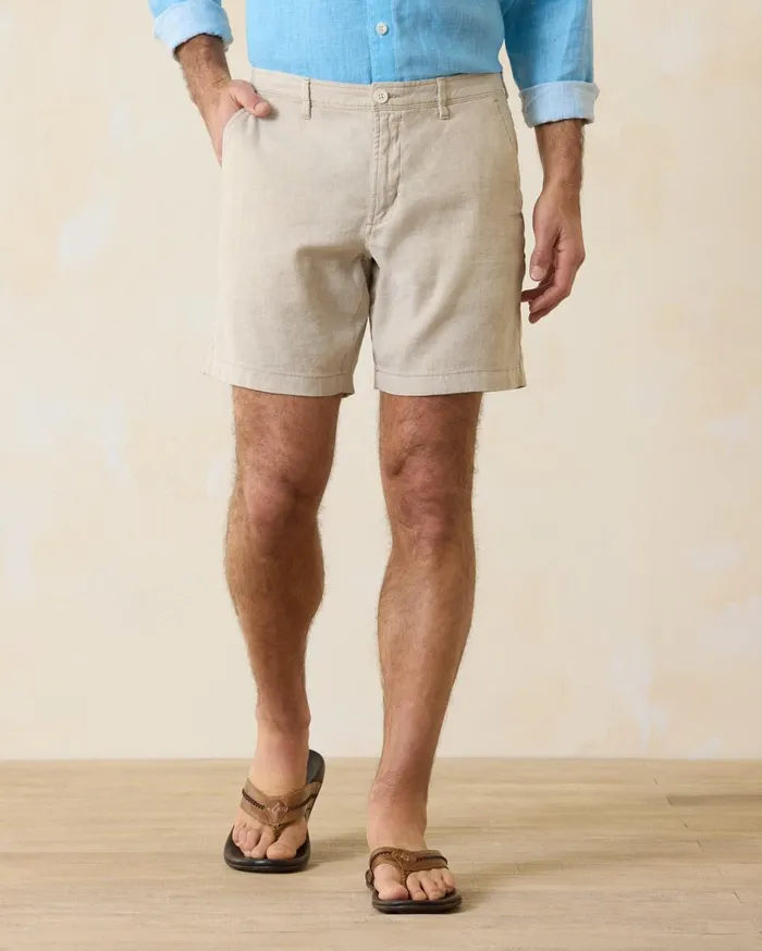 Tommy Bahama Indigo Cove StretchLinen EWaist 9Inch Shorts Indigo Men Shorts