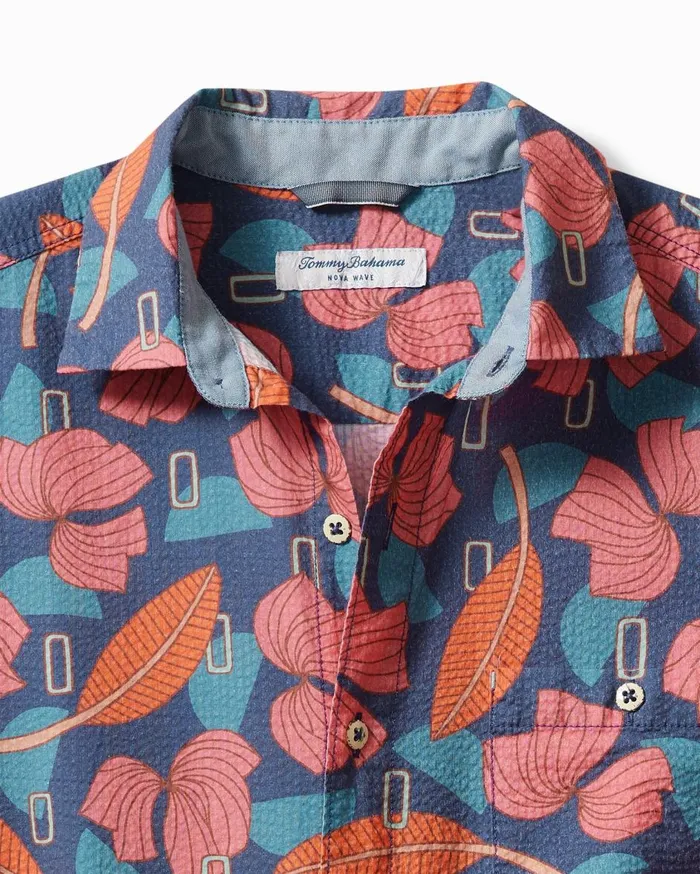 Tommy Bahama Nova Wave Aloha Tropics ShortSleeve Shirt Regal Blue Men Shirts Tommy Bahama Nova Wave Aloha Tropics ShortSleeve Shirt Regal Blue Men Shirts