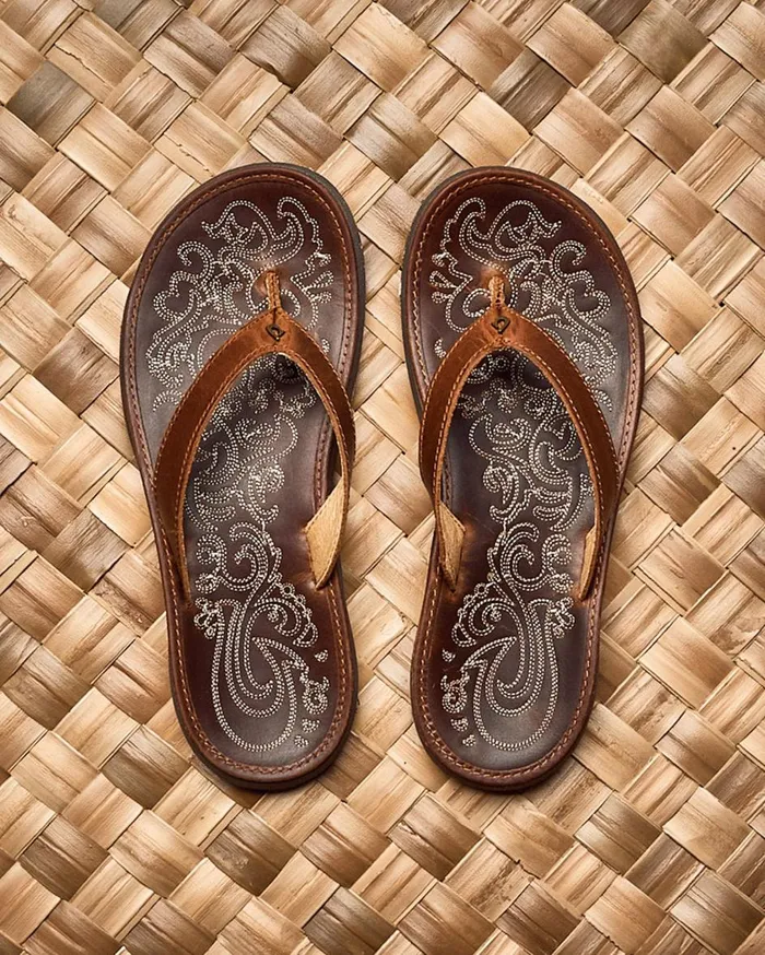 Tommy Bahama OluKai Ho039pio Leather Sandals Silver Women Shoes and Sandals Tommy Bahama OluKai Ho039pio Leather Sandals Silver Women Shoes and Sandals
