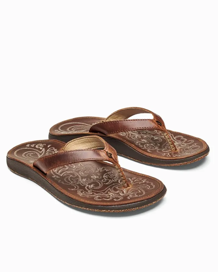 Tommy Bahama OluKai Ho039pio Leather Sandals Silver Women Shoes and Sandals Tommy Bahama OluKai Ho039pio Leather Sandals Silver Women Shoes and Sandals