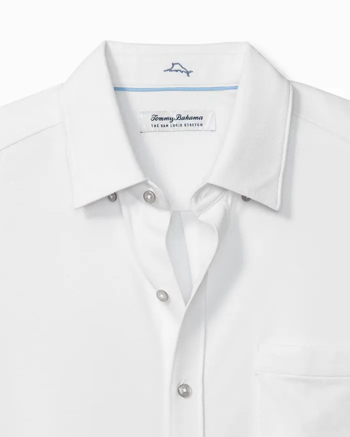 Tommy Bahama San Lucio Knit Stretch Shirt White Men Shirts Tommy Bahama San Lucio Knit Stretch Shirt White Men Shirts