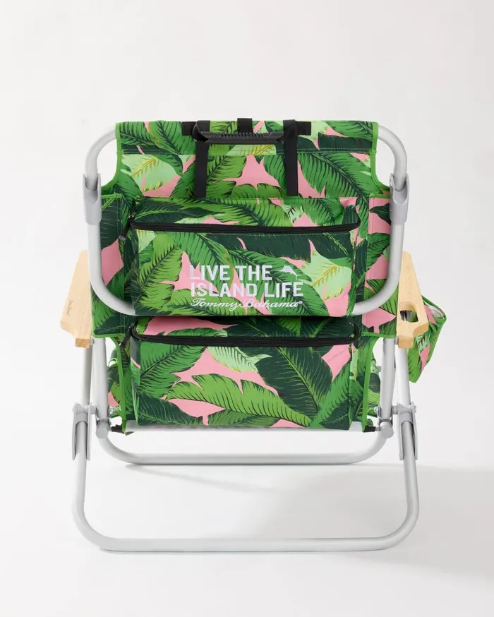 Tommy Bahama Tommy Bahama Swaying Fronds Deluxe Backpack Beach Chair Multicolor Beach and Home Beach Chairs Tommy Bahama Tommy Bahama Swaying Fronds Deluxe Backpack Beach Chair Multicolor Beach and Home Beach Chairs