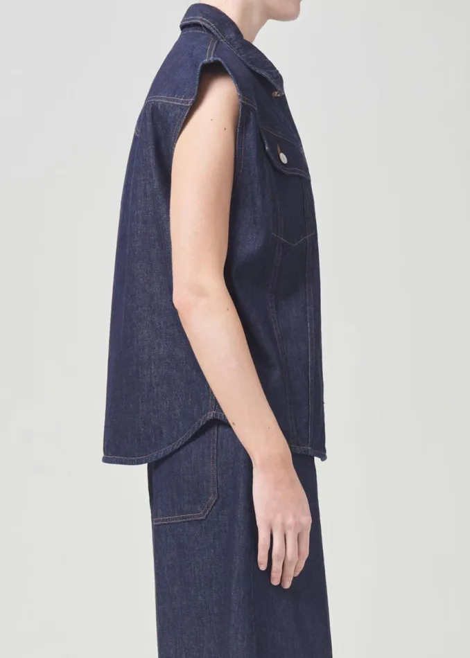 Tops and Bodysuits Women Agolde Evan Shirt In Pure