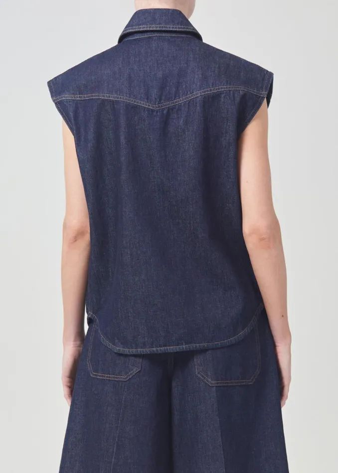 Tops and Bodysuits Women Agolde Evan Shirt In Pure