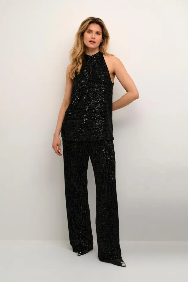 Tops and TShirts Women CULTURE CUalbine Top With Sequins