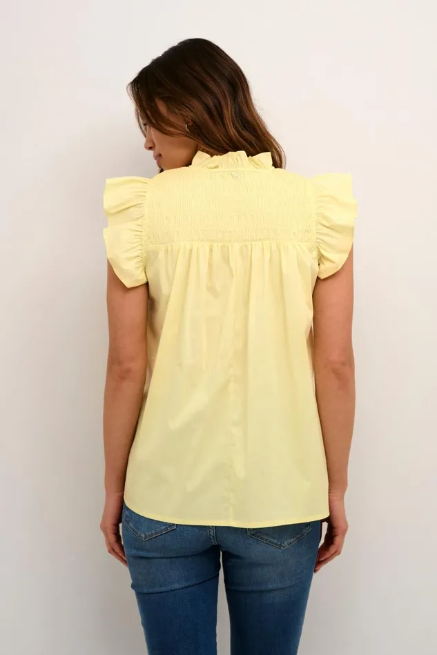 Tops and TShirts Women CULTURE CUchresta Blouse Pineapple Slice