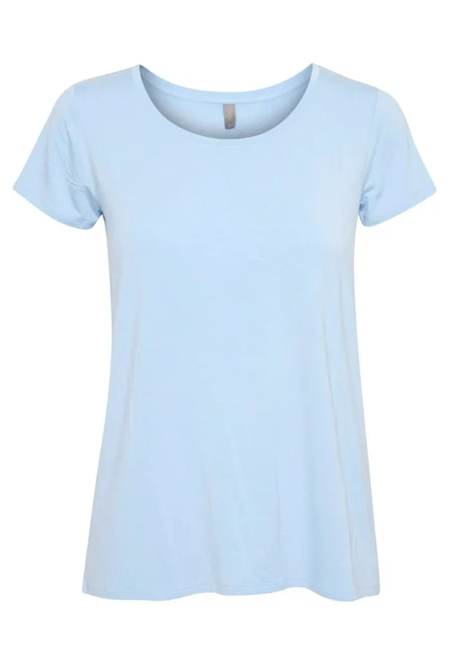 Tops and TShirts Women CULTURE CUpoppy Tshirt Cashmere Blue