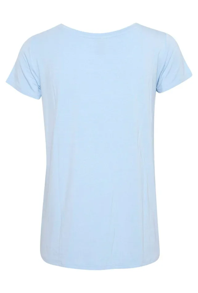 Tops and TShirts Women CULTURE CUpoppy Tshirt Cashmere Blue