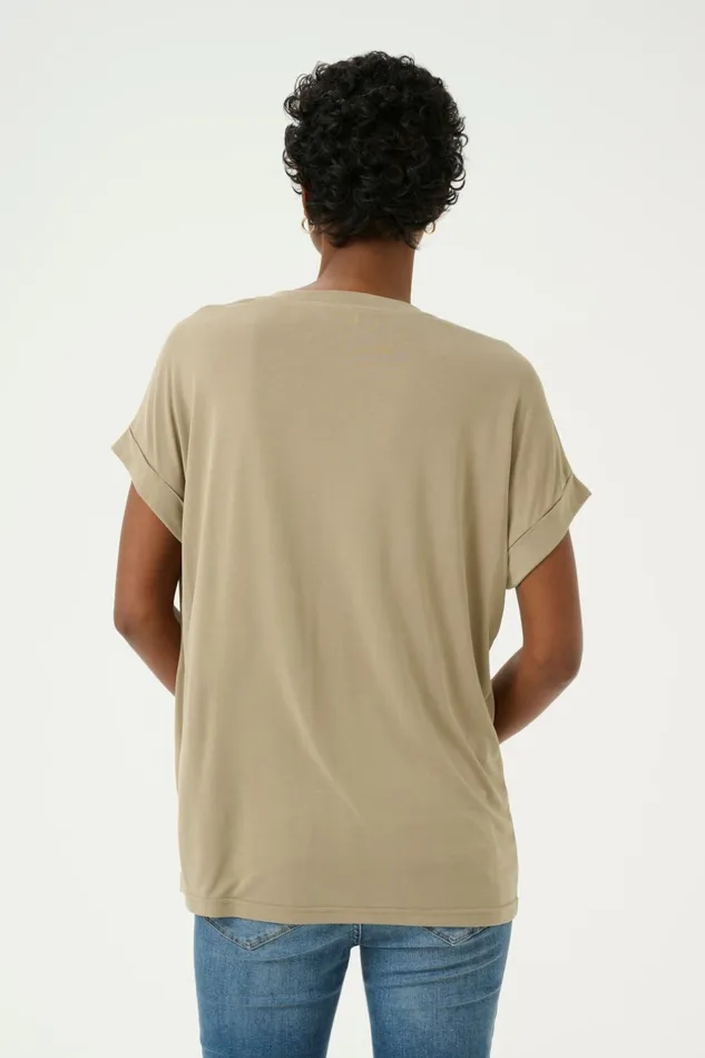 Tops and TShirts Women CULTURE Kajsa Tshirt Dune