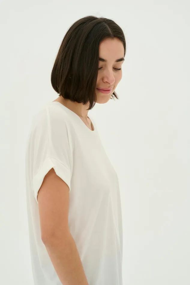 Tops and TShirts Women CULTURE Kajsa Tshirt Spring Gardenia