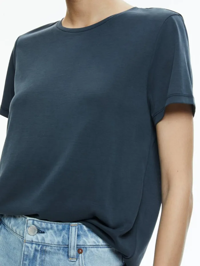 Tops Women Alice Olivia PERFECT TEE Black