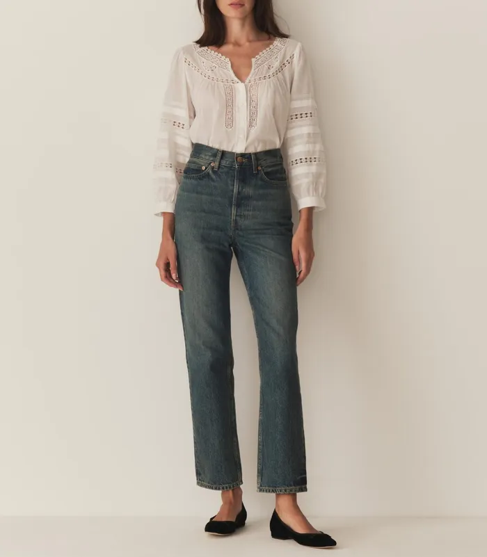 Tops Women DEN Celeste Top Salt Tops Women DEN Celeste Top Salt