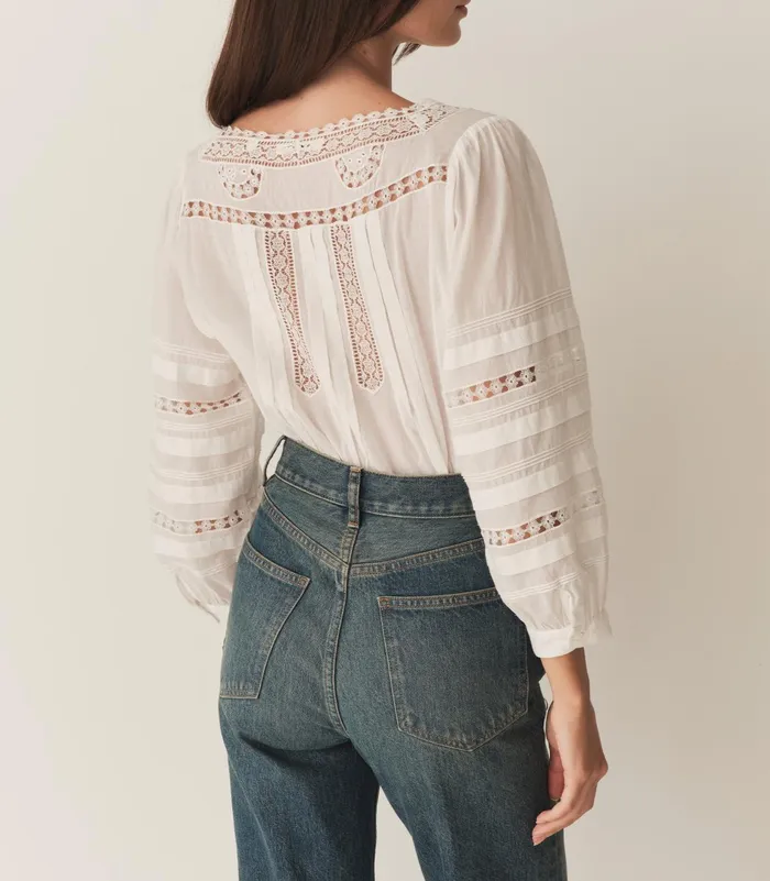 Tops Women DEN Celeste Top Salt Tops Women DEN Celeste Top Salt