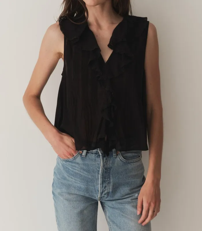 Tops Women DEN Hilda Top Black Tops Women DEN Hilda Top Black
