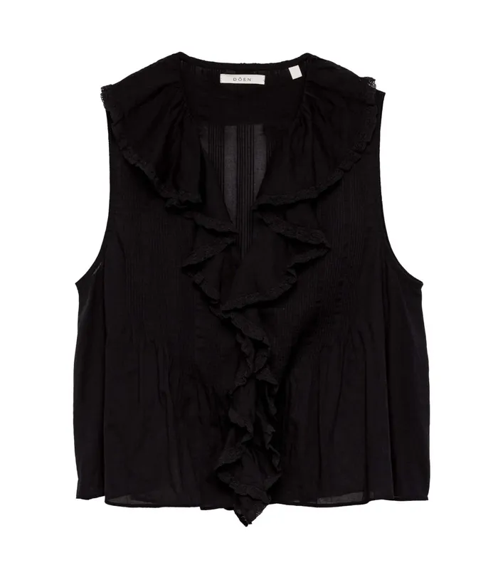 Tops Women DEN Hilda Top Black Tops Women DEN Hilda Top Black