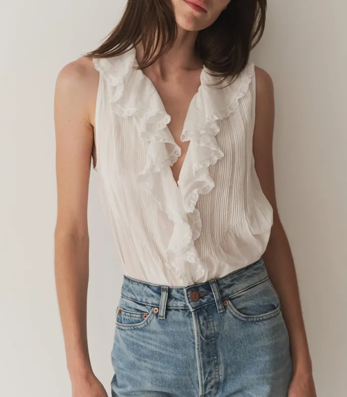 Tops Women DEN Hilda Top Salt Tops Women DEN Hilda Top Salt
