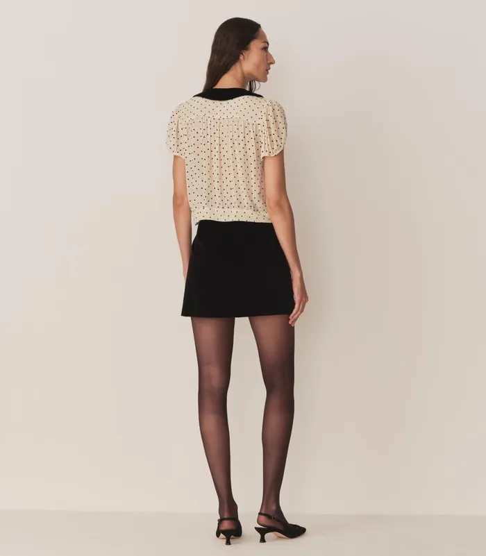 Tops Women DEN Madeline Top Mother Of Pearl Dot Tops Women DEN Madeline Top Mother Of Pearl Dot