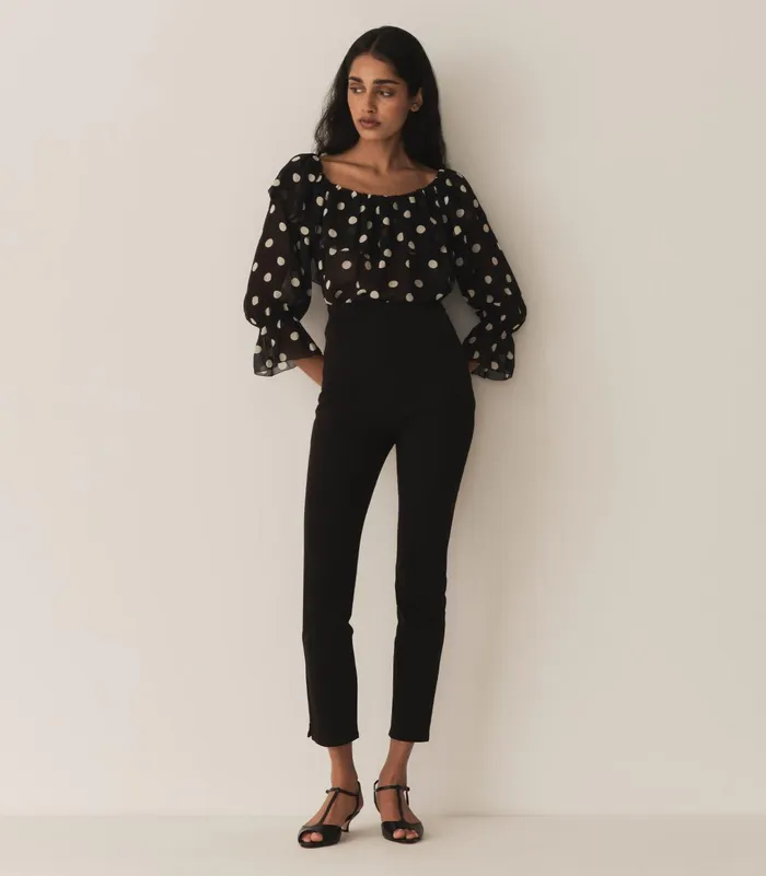 Tops Women DEN Vivian Top Solstice Sky Dot Tops Women DEN Vivian Top Solstice Sky Dot