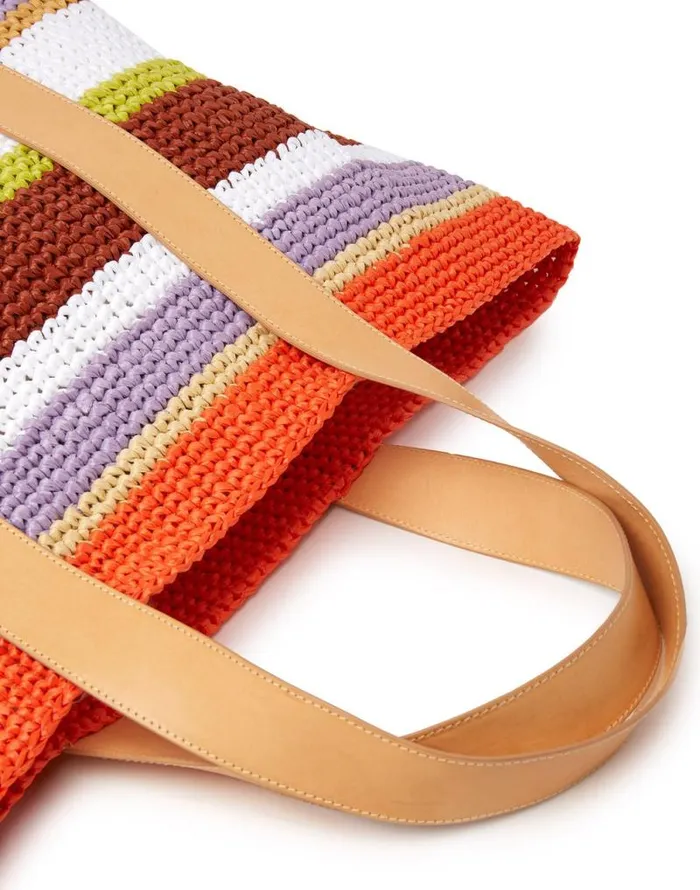 Tote Raffia Bag Multicolor White Women La Double J Bags and Pochettes Tote Raffia Bag Multicolor White Women La Double J Bags and Pochettes