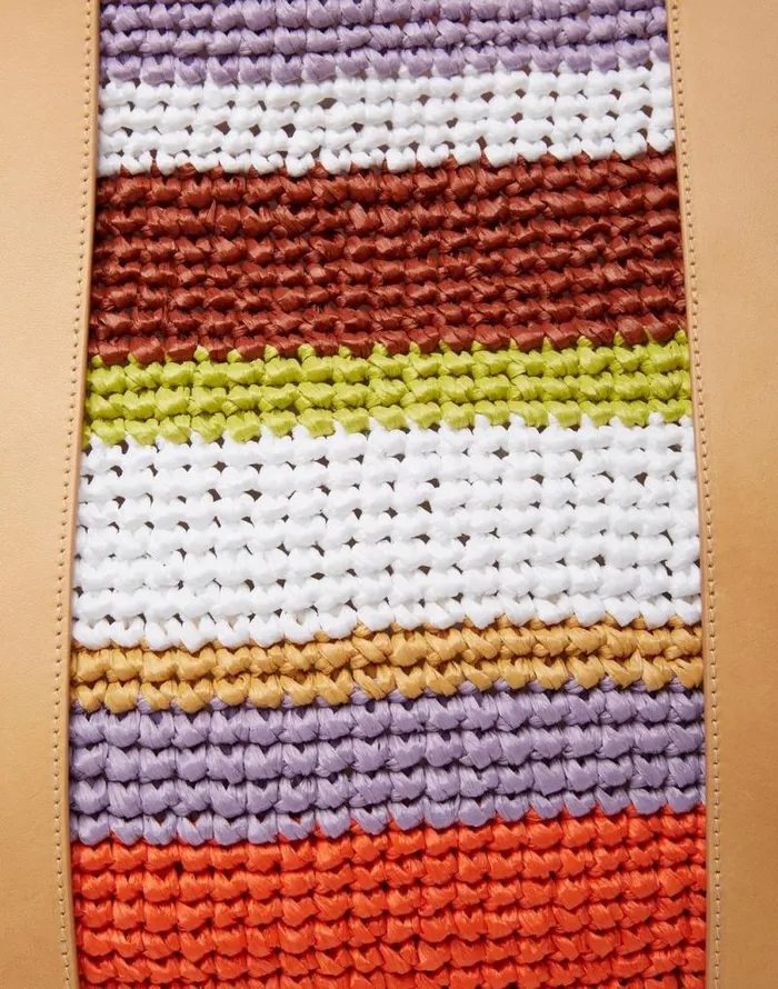 Tote Raffia Bag Multicolor White Women La Double J Bags and Pochettes Tote Raffia Bag Multicolor White Women La Double J Bags and Pochettes
