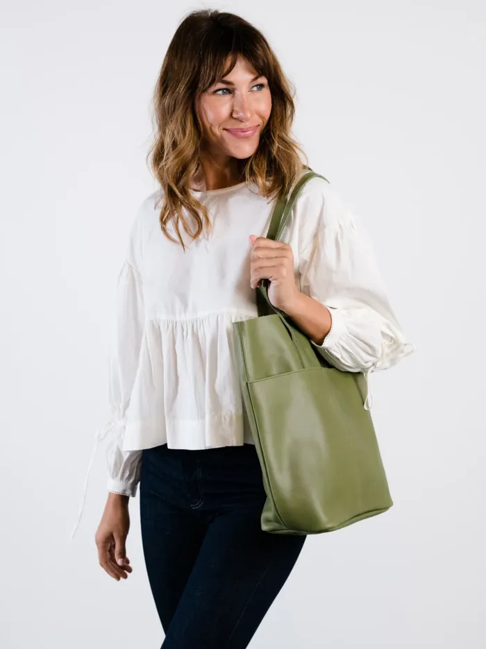 Totes and Shoulder Bags Able Women Selam Tote Moss