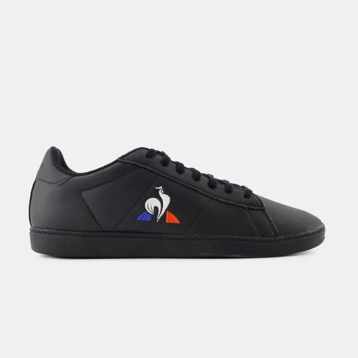 Trainers And Sneakers Men Le Coq Sportif Shoes COURTSET2 Triple Black