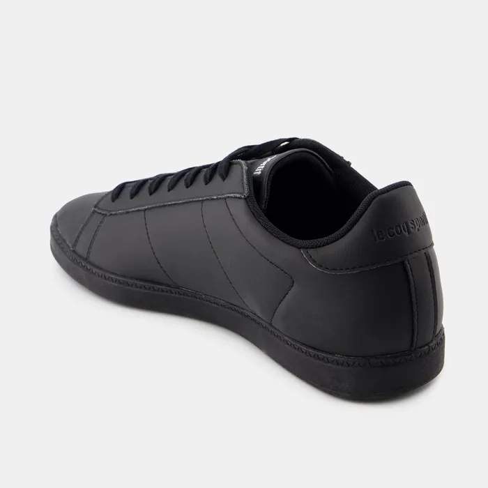 Trainers And Sneakers Men Le Coq Sportif Shoes COURTSET2 Triple Black