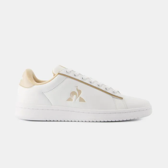 Trainers And Sneakers Women Le Coq Sportif Shoes LCS COURT CLEAN W Optical Whitefrosted Almond Trainers And Sneakers Women Le Coq Sportif Shoes LCS COURT CLEAN W Optical Whitefrosted Almond