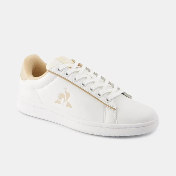 Trainers And Sneakers Women Le Coq Sportif Shoes LCS COURT CLEAN W Optical Whitefrosted Almond
