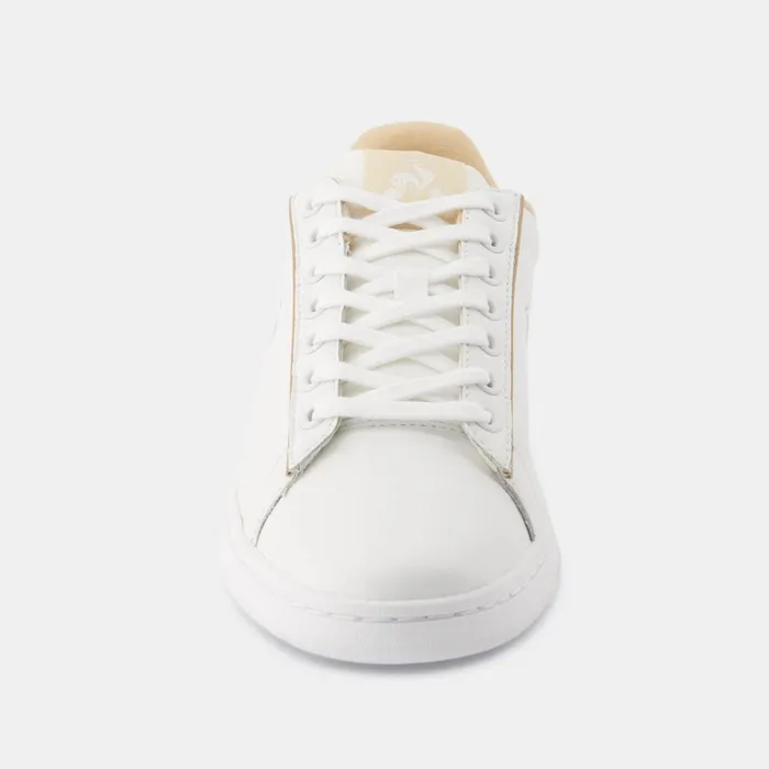 Trainers And Sneakers Women Le Coq Sportif Shoes LCS COURT CLEAN W Optical Whitefrosted Almond