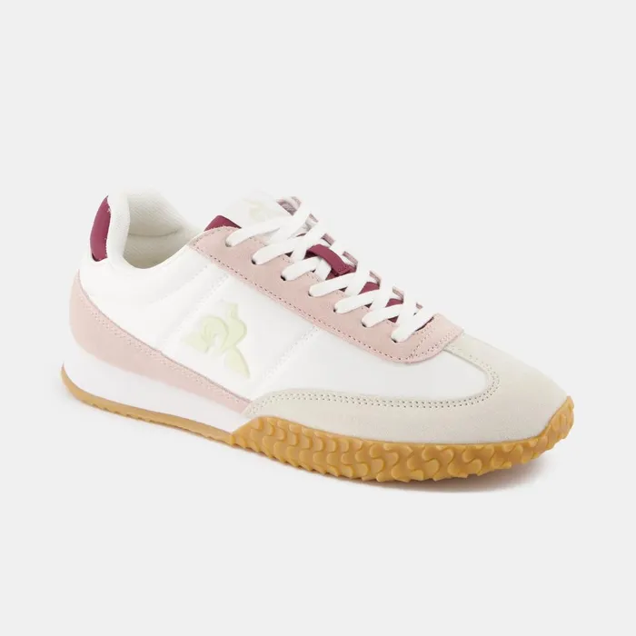 Trainers And Sneakers Women Le Coq Sportif Shoes VELOCE I W Bone Whitemauve Chalk