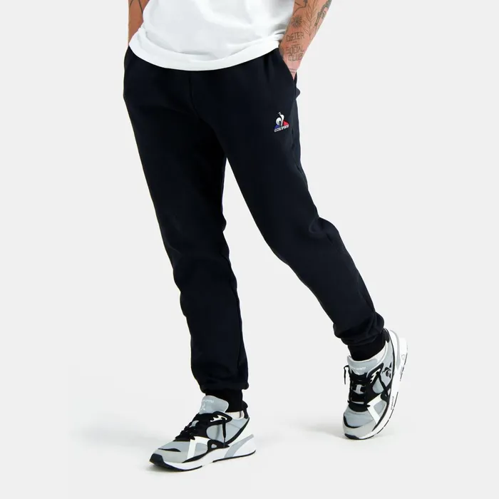 Trousers And Joggers Men Le Coq Sportif Essentiels Trousers Regular Black