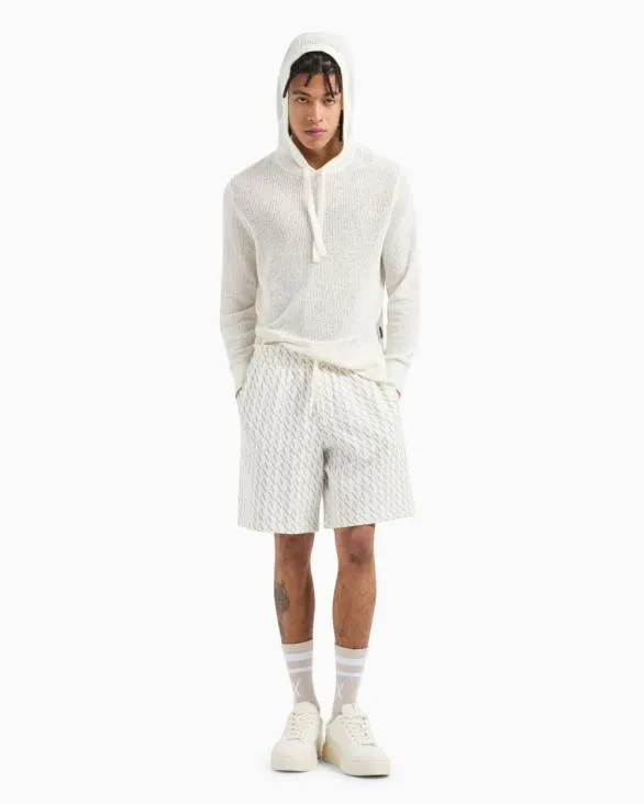 Trousers In Flowing Fabric White Men Armani Matching Sets Trousers In Flowing Fabric White Men Armani Matching Sets