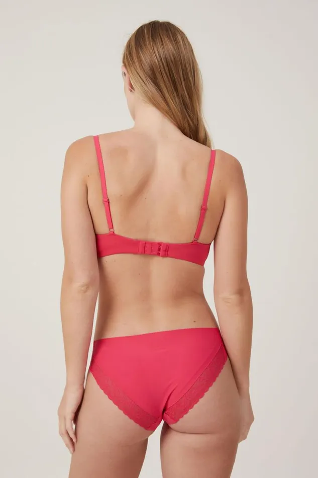 Ultimate Comfort Wirefree TShirt Bra Rose Red Women Cotton On Bras Ultimate Comfort Wirefree TShirt Bra Rose Red Women Cotton On Bras