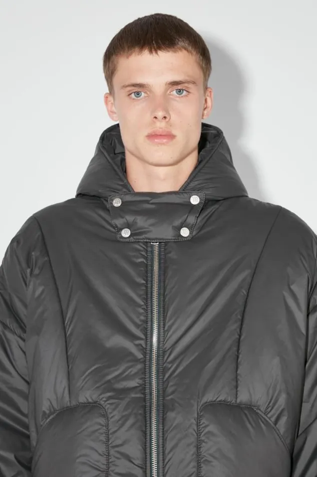 Ultra Fine Nylon Sculptural Puffer Space Grey Men MISBHV Outerwear