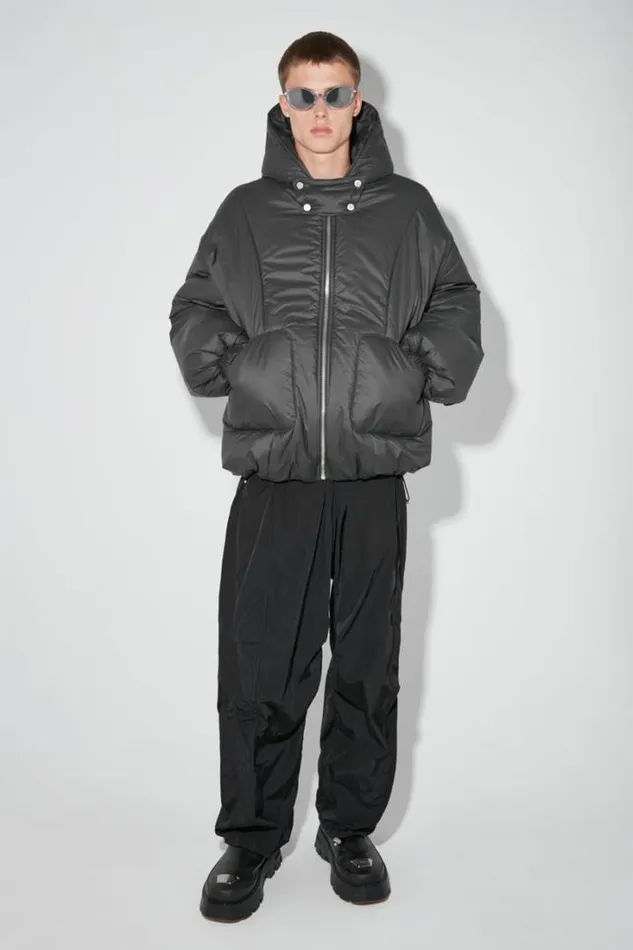 Ultra Fine Nylon Sculptural Puffer Space Grey Men MISBHV Outerwear