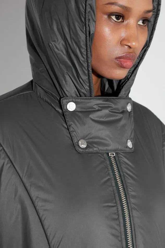 Ultra Fine Nylon Sculptural Puffer Space Grey Women MISBHV Outerwear